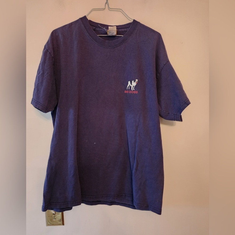 Y2k Big Dogs take life with a grain of salt navy blue t shirt size mens large